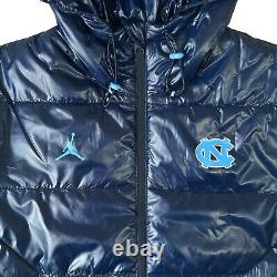 Nike Jordan UNC Tar Heels Jacket Mens Size XXL Navy Blue Full-Zip PE NEW
