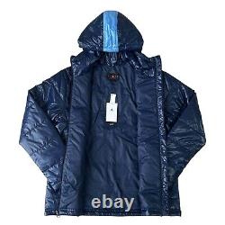 Nike Jordan UNC Tar Heels Jacket Mens Size XXL Navy Blue Full-Zip PE NEW