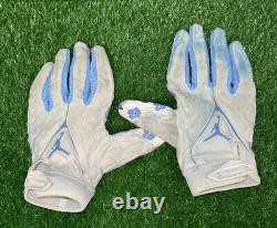 Nike Jordan UNC Tarheels Team Issued Superbad 6.0 Football Gloves 4XL Used #114