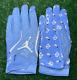 Nike Jordan Unc Tarheels Team Issued Superbad 7.0 Blue Football Gloves Size Xl