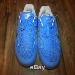 Nike Kobe XI 11 TB Promo UNC Carolina Blue Tar Heels Shoes 856485-443 Sz 15 Rare