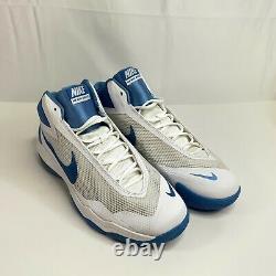 Nike Men's Air Max Audacity Basketball Shoes UNC Tar Heels Carolina Blue Size 13