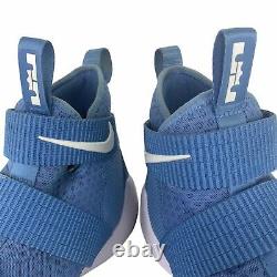 Nike Mens Sz 13 LeBron Soldier 11 XI TB Coast Blue UNC Tar Heel Shoes 943155-408
