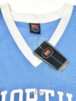 Nike Michael Jordan #23 UNC Tar Heels Authentic Blue Jersey Vintage Size 46 New