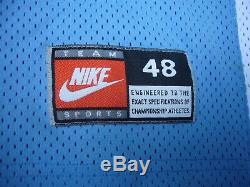 Nike Michael Jordan North Carolina UNC Tar Heels Authentic Jersey sz. 48 XL vtg