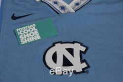 Nike Ncaa Unc North Carolina Tar Heels White Blue Shooting Shirt Large Warmup
