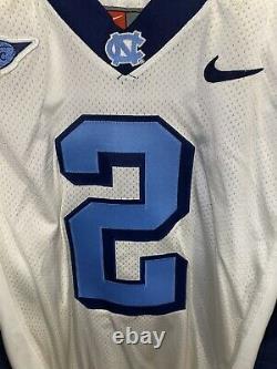 Nike North Carolina Tar Heels UNC Football Team Issued Jersey #2 Size 48