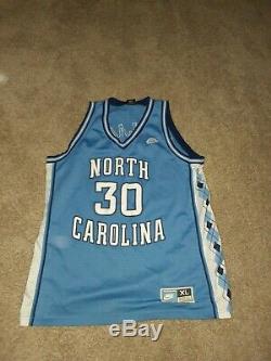 Nike North Carolina Tarheels basketball jersey Blue #30 Rasheed Wallace XL UNC