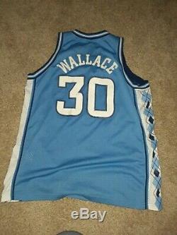 Nike North Carolina Tarheels basketball jersey Blue #30 Rasheed Wallace XL UNC