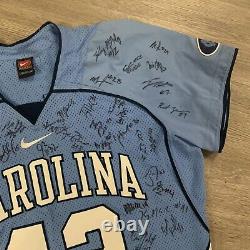 Nike North Carolina UNC Tar Heels Game Used Lacrosse Jersey Autographed 2009