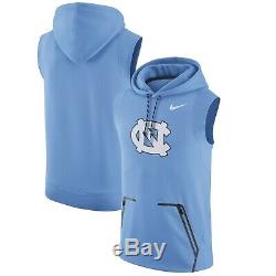 Nike North Carolina UNC Tar Heels Sleeveless Pullover Hoodie NWOT XL