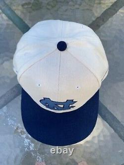 Nike North Carolina UNC Tar Heels Swoosh Logo Snapback Hat Cap Vintage 90s VTG