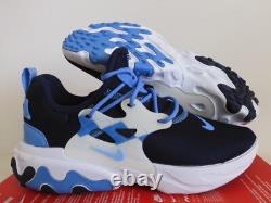 Nike React Presto North Carolina Tar Heels Unc Blue-Uni Blue Sz 8.5 DB3434-400
