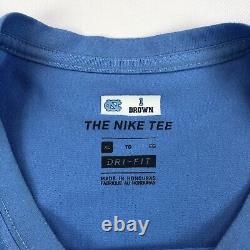 Nike Tee Shirt Mens XL UNC Tar Heels Jordan Player Issued #1 Brown Team Carolina