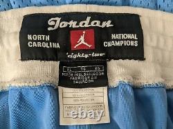 Nike UNC North Carolina Tar Heel Jordan Eighty-Two 82 1982 Shorts MENS Size XL
