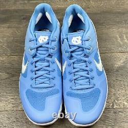 Nike UNC Tar Heels Turf Shoes Men's Sz 11 North Carolina Alpha Huarache Elite 2