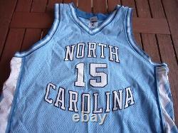 Nike Vince Carter North Carolina UNC Tar Heels Blue Authentic Jersey sz. 48 vtg