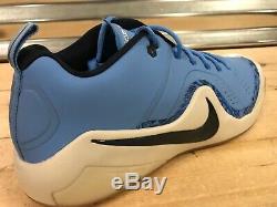Nike Zoom Trout 4 Turf TF Baseball Shoes Red UNC Tar Heels Blue (917838-440)