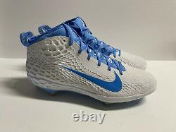 Nike Zoom Trout 5 UNC Tar Heels Metal Baseball Cleats AV4493-100 Men's Size 14