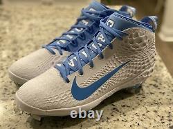 Nike Zoom Trout 5 UNC Tar Heels Metal Baseball Cleats AV4493 100 Mens Size 11.5