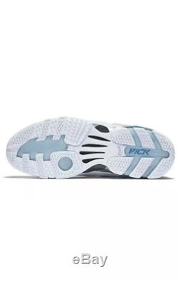 Nike Zoom Vick 3 III White Blue UNC Tar Heels Colorway Men's 15 832698-100