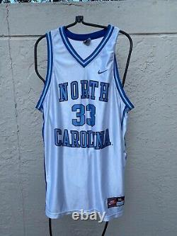 North Carolina Basketball White Jersey Unc Tar Heels Nike #33 Antawn Jamison XL