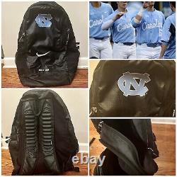 North Carolina Nike Team Issued Baseball Travel Backpack # UNC Black