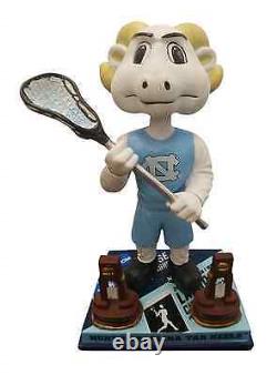 North Carolina TAR HEELS UNC Rameses Mascot Bobblehead NCAA Lacrosse #/180 NEW