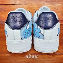 North Carolina Tar Heels AF1 UNC Custom Shoes Sneakers NCAA Sz 9/9.5