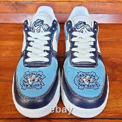 North Carolina Tar Heels AF1 UNC Custom Shoes Sneakers NCAA Sz 9/9.5