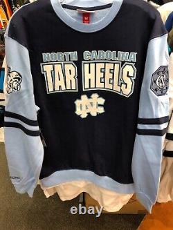 North Carolina Tar Heels CREW NECK SWEATSHIRT MENS MITCHEL & NESS BRAND MULTI