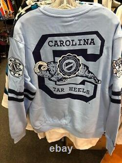 North Carolina Tar Heels CREW NECK SWEATSHIRT MENS MITCHEL & NESS BRAND MULTI