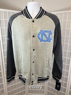 North Carolina Tar Heels Carl Banks Varsity Bomber Jacket Size Medium