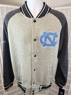 North Carolina Tar Heels Carl Banks Varsity Bomber Jacket Size Medium