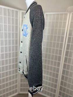 North Carolina Tar Heels Carl Banks Varsity Bomber Jacket Size Medium