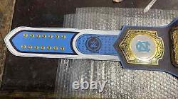 North Carolina Tar Heels Championship Belt Replica Title Adult Size 2mm Zinc New