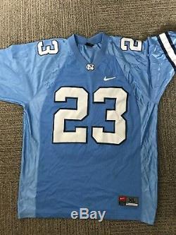North Carolina Tar Heels Football Jersey #23 Sewn On Blue Nike Unc Size XL