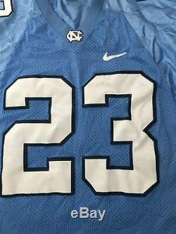 North Carolina Tar Heels Football Jersey #23 Sewn On Blue Nike Unc Size XL