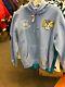 North Carolina Tar Heels Hooded Sweatshirt Mens Mitchel & Ness Brand Sky Blue