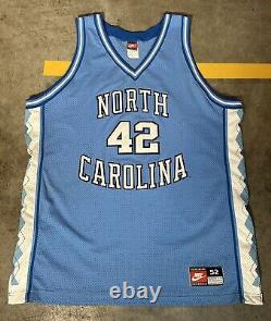 North Carolina Tar Heels Jerry Stackhouse Nike Authentic Jersey Mens Size 52 XXL