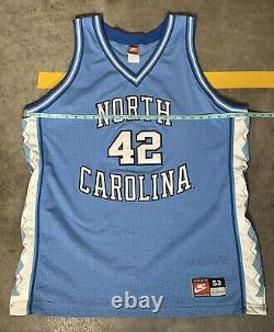 North Carolina Tar Heels Jerry Stackhouse Nike Authentic Jersey Mens Size 52 XXL