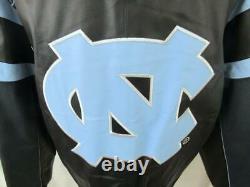 North Carolina Tar Heels Men Medium Full Zip TAR HEELS All Leather Jacket UNC 5