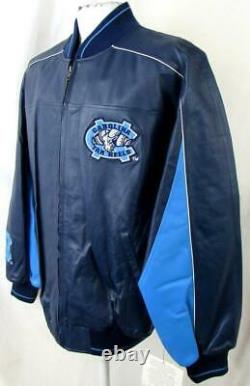 North Carolina Tar Heels Men Medium or Large Full Zip All Leather Jacket UNC 4