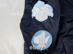 North Carolina Tar Heels Mens Sizes Mitchell & Ness Heavy Satin Snap Jacket $175