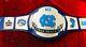 North Carolina Tar Heels Ncaa Legacy Title Championship Belt Adult Size 2mm Zinc