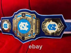 North Carolina Tar Heels NCAA Legacy Title Championship Belt Adult Size 2mm Zinc