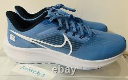 North Carolina Tar Heels Nike Air Zoom Pegasus 39 Shoe Run UNC Sz 10 Rare PE Wow