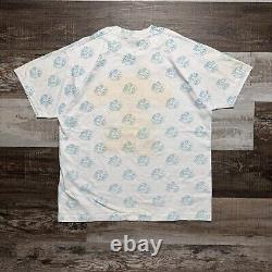 North Carolina Tar Heels Shirt Mens XL Vintage Single Stitch 90s AOP NWT