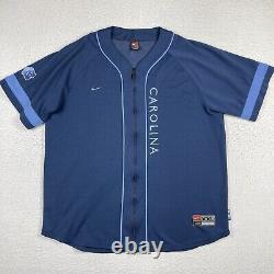 North Carolina Tar Heels Shirt Mens XXL Nike Team Basketball Warmup Vintage UNC