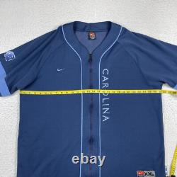 North Carolina Tar Heels Shirt Mens XXL Nike Team Basketball Warmup Vintage UNC